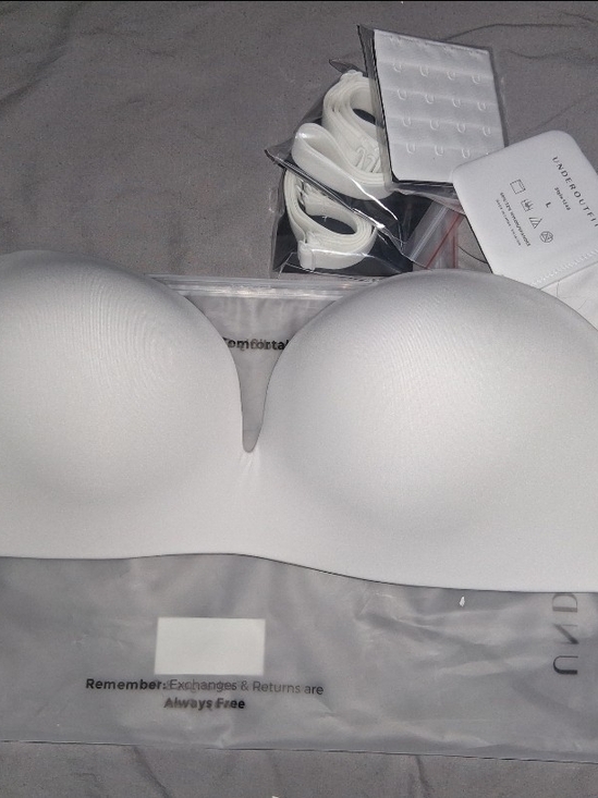 Underoutfit Other - Unferoutfit Strapless Push-Up Bra - White